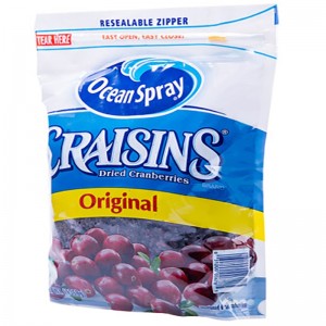 Αεροστεγής τσάντα φερμουάρ από αλουμίνιο για συσκευασία αποξηραμένων φρούτων / Κλειδαριά με φερμουάρ Mylar stand up bag για αποξηραμένα ...