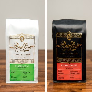 Τσάντα καφέ με επίπεδη κατώτατη βάση με τσάντα αλουμινίου για συσκευασία καφέ