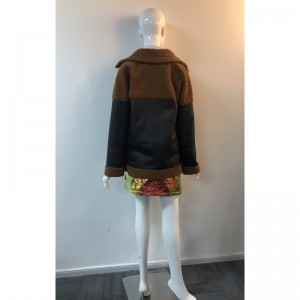 ΓΥΑΛΙΝΟ ΜΠΛΟΥΖΑΚΙ ΓΥΝΑΙΚΕΙΑΣ ΜΕ ΠΟΡΤΟΚΑΛΙ RLWPJ0031