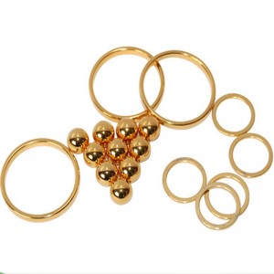 Υψηλής ποιότητας χρυσό χρωματισμένο μόνιμο μαγνήτη νεοδυμίου