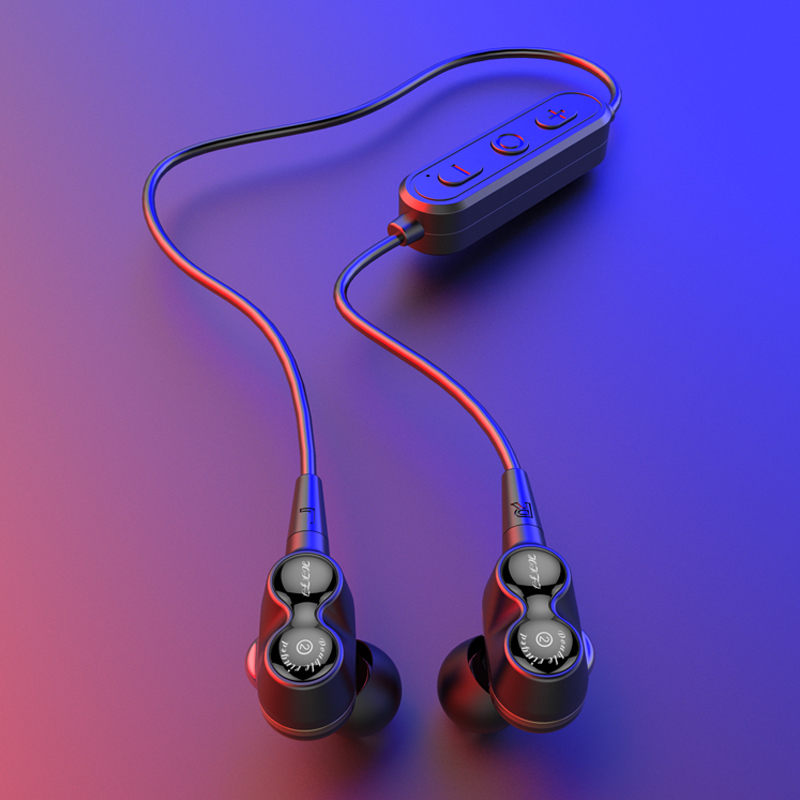 Νέο διπλό δυναμικό οδηγό σπορ στερεοφωνικό ήχο ποιότητας HiFi ασύρματο ακουστικό Bluetooth