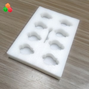 υψηλής ποιότητας εξατομικευμένες καλουπιών μήτρες κοπής πακέτο epe εσωτερική αφρού shockproof πολύχρωμο ένθετο αφρού epe για το υλικό σ...