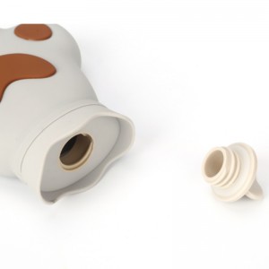 Σιλικόνη ζεστό νερό τσάντα μίνι αντι-έκρηξη μαλλί βελούδο ζεστό τσάντα