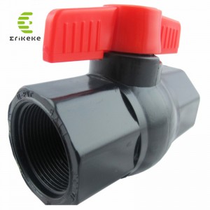 Η σφαιρική βαλβίδα υψηλής πίεσης PVC 1/2