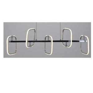 LED λαμπτήρας κρεμαστό με τετραγωνική λωρίδα αλουμινίου