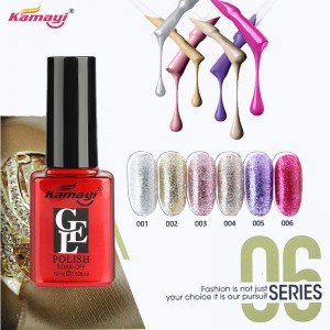 Kamayi σε απόθεμα 15ml Gel Nail Polish No Σκουπίστε Top και Base Coat Set Απορροφήστε UV UV Gel Gel Nail Lacquer
