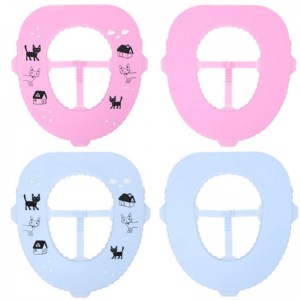 Νέο σιλικόνη αντιβακτηριακό τουαλέτα pad pad οικιακό αδιάβροχο εύκολο καθαρισμό ταξίδια φορητό δακτύλιο κάθισμα τουαλέτας