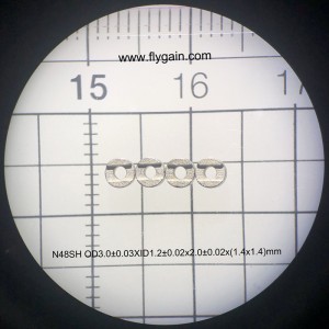 Κατασκευαστής προσαρμοσμένος ακριβείας νεοδυμίου στρογγυλός μικρο μαγνήτης