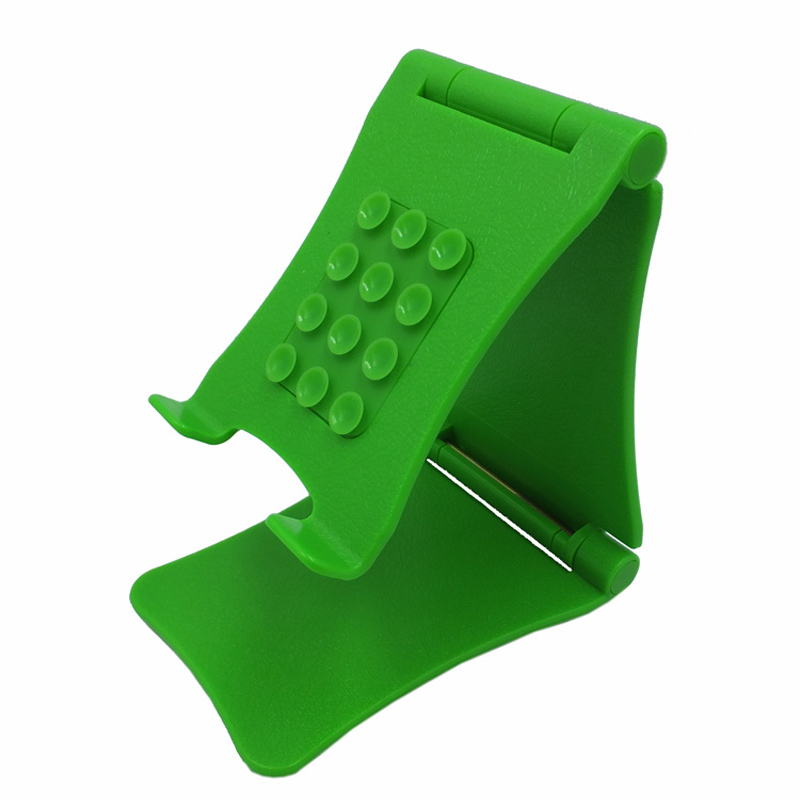 Πράσινο Ρυθμιζόμενο πτυσσόμενο κατόχου τηλεφώνου σιλικόνης