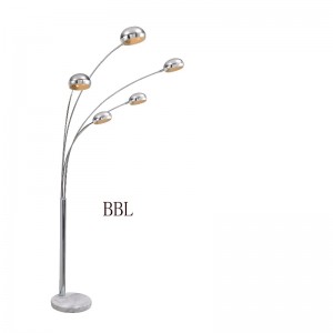 Μοντέρνο φωτιστικό δαπέδου με μαρμάρινη βάση