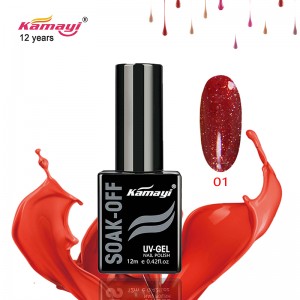 Kamayi Oem έθιμο 12ml Neon γέλη μαργαριτάρι μαργαριτάρι χρώμα σειρά uv οδήγησε γέλη βερνίκι μακράς διαρκείας γέλη καρφί για χονδρική