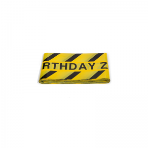 Υψηλής ποιότητας εργοστάσιο PE κυκλοφορίας κατασκευή αστυνομίας προειδοποίηση ασφαλείας συνήθεια ταινία οδόφραγμα