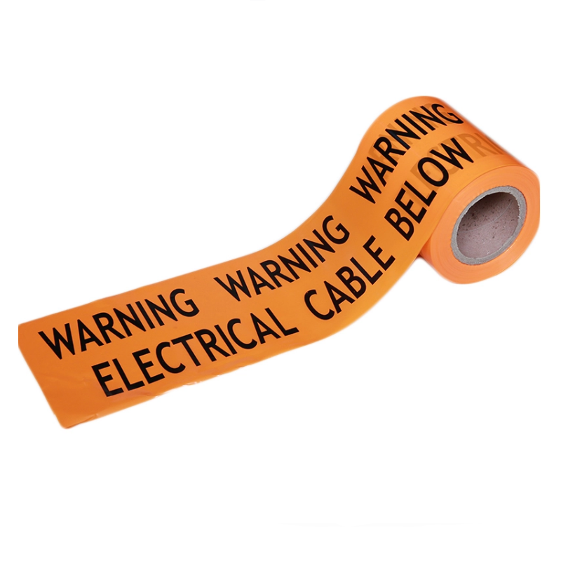 Προσαρμογή PVC /PE Underground Cable Warnier Barrier Tape Marker Barricade Tape