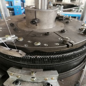 Κίνα χονδρική βαμβάκι γόνατο υποστήριξη πηνίο πλέξιμο μηχάνημα