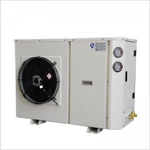 Πλευρά της μονάδας συμπύκνωσης του αέρα