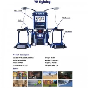 Multiplayer HTC VR Μόνιμη Διαδραστική Σκοποβολή \/ Πυγμαχία \/ Saber Beat Game Simulator