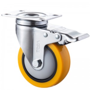 Μέτριο φορτίο, επικαλυμμένο με χρωμίο με ρόδα Orange TPE