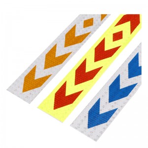 ["Κατασκευαστής αλουμίνιο κόκκινο και λευκό υψηλής ορατότητας αντανακλαστική οδική κυκλοφορία προσαρμοσμένο προειδοποιητικό σ...