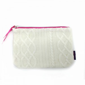 μάλλινη καλλυντική τσάντα