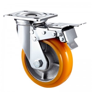 Heavy Duty - Επιχρωμιωμένο περίβλημα με μαύρο τροχό TPE6