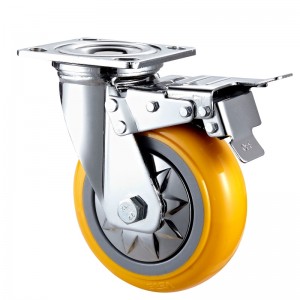 Heavy Duty - Επιχρωμιωμένο περίβλημα με μαύρο τροχό TPE9