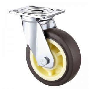 Heavy Duty - Επιχρωμιωμένο περίβλημα με μαύρο τροχό TPE10