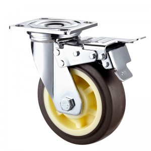 Heavy Duty - Επιχρωμιωμένο περίβλημα με μαύρο τροχό TPE10