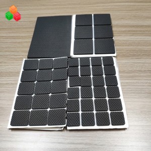 Dongguan σχεδιαστεί μέγεθος αυτοκόλλητο ελαστικό έπιπλα από καουτσούκ επιτραπέζια πόδια πόδι προστατευτικό μαξιλάρι EVA αφαιρεί το π...