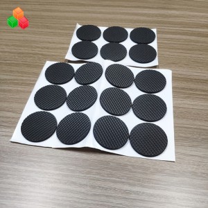 Dongguan σχεδιαστεί μέγεθος αυτοκόλλητο ελαστικό έπιπλα από καουτσούκ επιτραπέζια πόδια πόδι προστατευτικό μαξιλάρι EVA αφαιρεί το π...