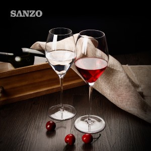 SANZO μαύρο κόκκινο κρασί γυαλί χειροποίητο μολύβι ελεύθερο κρύσταλλο μπλε χρωματισμένα βλαστικά γυαλιά θερμικά γυαλιά