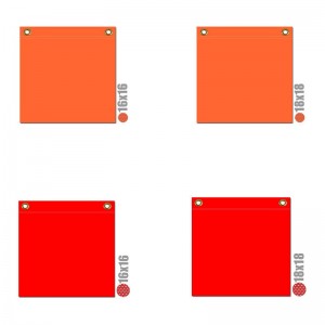 σημαίες ασφάλειας σιδηροδρόμων μπλε