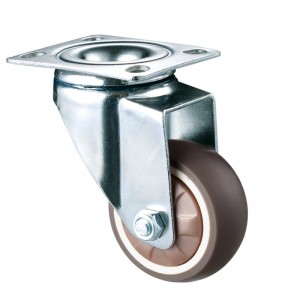 Light Duty - Επιχρωμιωμένο περίβλημα με μαλακό τροχό TPR 14