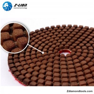 Τα μαξιλαράκια ρητίνης διαμαντιών ZL-123F με χαλκό γεμίσματος για πέτρα