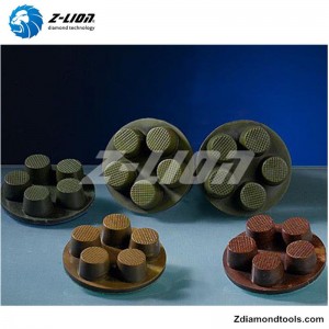 ZL-16Q 2 ιντσών ρητίνη στίλβωσης διαμαντένιο ρητίνη για σκυρόδεμα