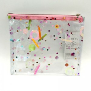 PVC glitter καλλυντικός σάκος