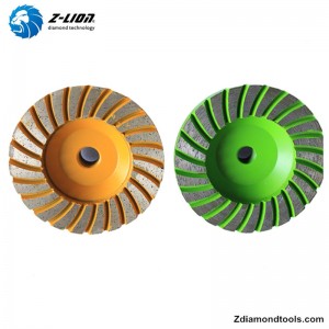 ZL-21 τροχήλατο ρολό 4 ιντσών για πέτρα, λείανση σκυροδέματος