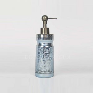 Γυαλί αξεσουάρ λουτρού γυαλιού μοτίβο στρογγυλή με λέιζερ