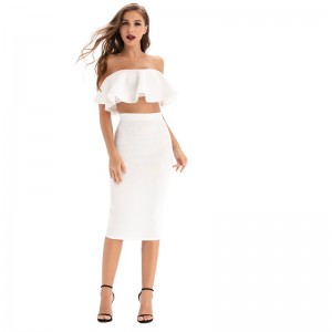 Γοητευτικό φόρεμα από φύλλα λωτού για γυναίκες