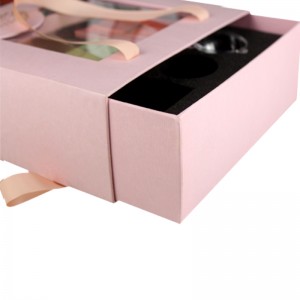 Elegance Tote Box Εμφανίζει πλήρες σετ τσαγιού δώρου με χέρι δώρου