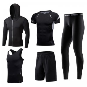 FDMM007- 5 τεμ Κοστούμια ενδυμασίας για άνδρες συμπίεσης