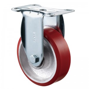 Medium Duty - Επιχρωμιωμένο περίβλημα με κόκκινο TPE τροχό