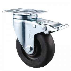 Medium Duty - Επιχρωμιωμένο περίβλημα με μαύρο τροχό TPE