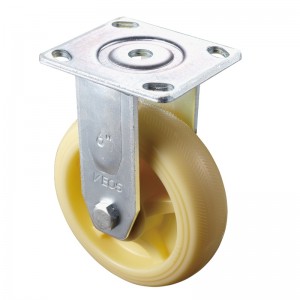 Heavy Duty - Επιχρωμιωμένο περίβλημα με λευκό 3 τροχό TPE