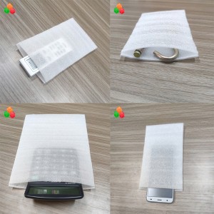 αδιάβροχο αντιστατικό σφουγγάρι αφρού PE PO φιλμ πύκνωσης διογκωμένης πολυαιθυλενικής τσάντας συσκευασίας