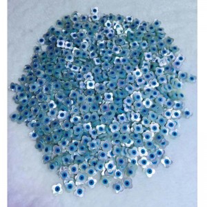 Ο διάβολος μάτι τουρκικά μάτια σε σχήμα λουλουδιού