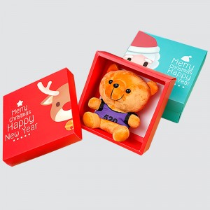 Προσαρμοσμένο Χριστουγεννιάτικο και Πρωτοχρονιά Χριστουγεννιάτικο δώρο κουτί δώρου