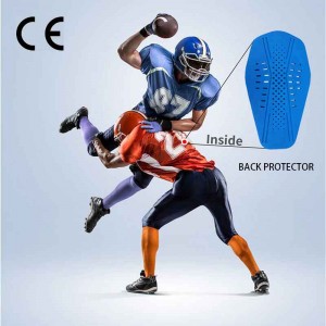 Ακρόαση Sport Impact Absorbed Jacket Πίσω προστατευτικό ένθετο pad με πιστοποιητικό CE (ACF)