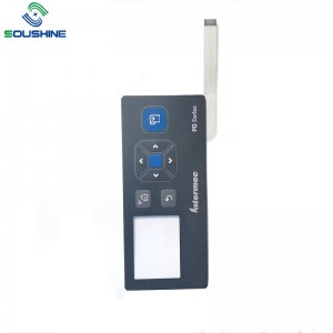 Εργοστασιακή προσαρμοσμένη μεμβράνη πίνακα ελέγχου φωτισμού LED με touchpad