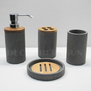 Πέτρινο λουτρό αξεσουάρ μπάνιου