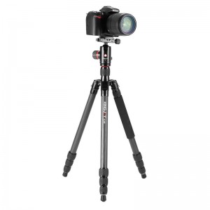 Kingjoy K1208 Light Travel Tripod Fiber Tripod Series με κεφαλή μπάλας QH10 και τσάντα μεταφοράς